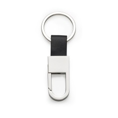 Chaveiro Metal Det. Couro Promocional