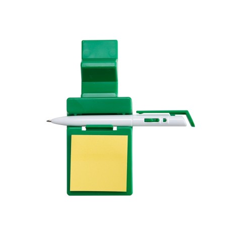 Sup. de Celular com Caneta e Bloco de Notas com Logotipo
