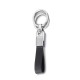 CHAVEIRO DE METAL E COURO C/ 2 ARGOLAS Brindes