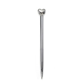 CANETA METAL CORAÇÃO com sua marca