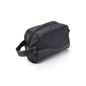NECESSAIRE COURO SINT. E NYLON-PRE para brinde