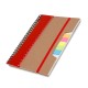 CADERNO P/ ANOT. KRAFT COM ELASTICO para brinde corporativo