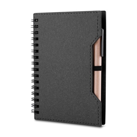 CADERNO DE PAPELÃO COM CANETA Personalizados