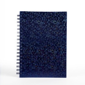 CADERNO HOLOGRÁFICO COM PAUTA para empresas