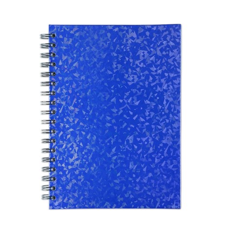 CADERNO HOLOGRÁFICO COM PAUTA para brinde