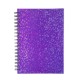 CADERNO HOLOGRÁFICO COM PAUTA para brinde