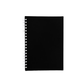 CADERNO CAPA FOSCA COM PAUTA para brinde corporativo