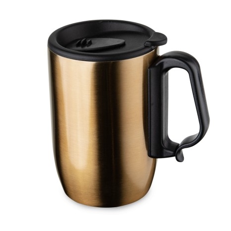 Caneca Inox Parede Dupla 350Ml com Logotipo