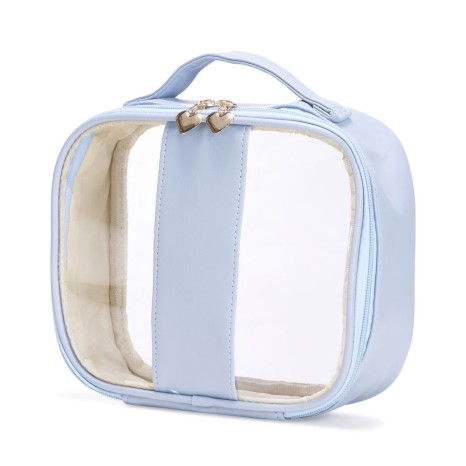 Necessaire em PVC e Pu Tam. G para Brinde