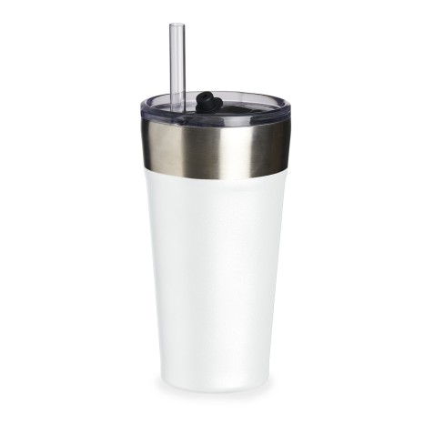 COPO TÉRMICO C/ CANUDO 500ML Promocional
