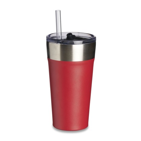 COPO TÉRMICO C/ CANUDO 500ML Promocional