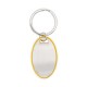 Chaveiro Oval Plástico/Metal para Empresas