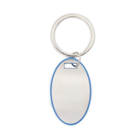 Chaveiro Oval Plástico/Metal para Empresas