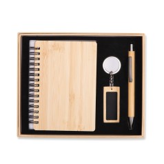 KIT EXECUTIVO ECOLÓGICO 3 PEÇAS para brinde corporativo