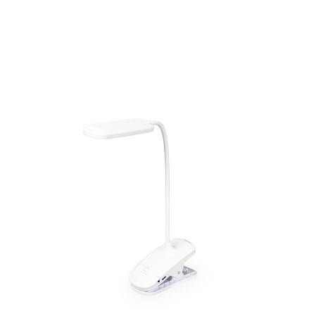 Luminária de Mesa Recarregável com Clipe 20 Leds-Bco para Empresas