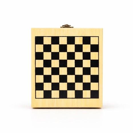KIT VINHO XADREZ 4 PEÇAS com logotipo
