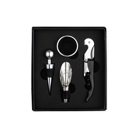 KIT VINHO 4 PEÇAS com sua marca