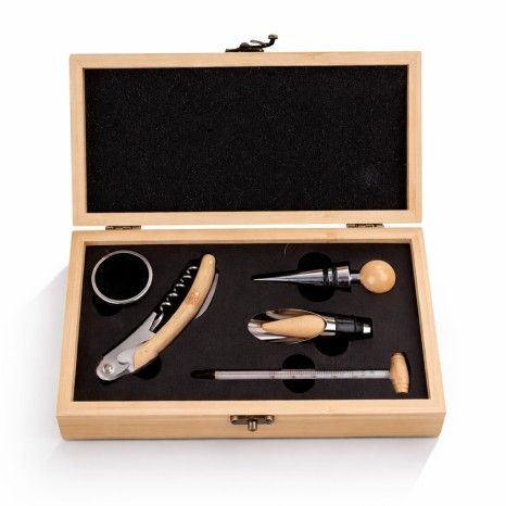 KIT VINHO 5 PEÇAS para brinde corporativo