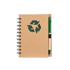 CADERNO ECOLÓGICO COM CANETA Personalizado