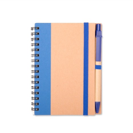 CADERNO ECOLÓGICO COM CANETA com sua marca
