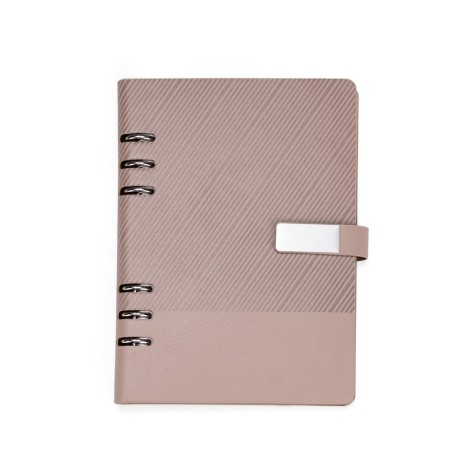CADERNO FICHÁRIO COURO SINTÉTICO Personalizado