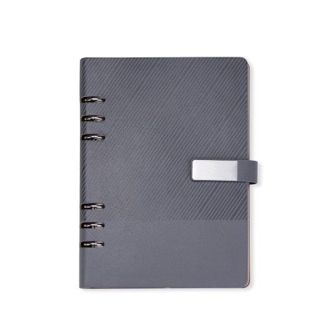 CADERNO FICHÁRIO COURO SINTÉTICO Personalizado