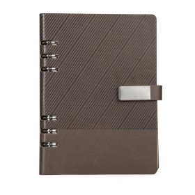 CADERNO FICHÁRIO COURO SINTÉTICO Personalizado