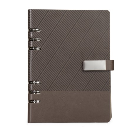 CADERNO FICHÁRIO COURO SINTÉTICO Personalizado