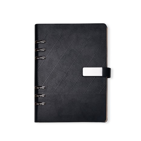 CADERNO FICHÁRIO COURO SINTÉTICO Personalizado