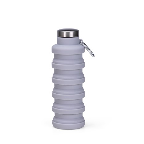 GARRAFA RETRÁTIL SILICONE 500ML com sua marca