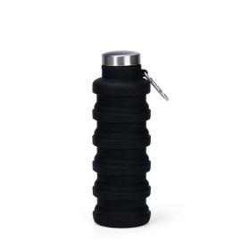 GARRAFA RETRÁTIL SILICONE 500ML com sua marca