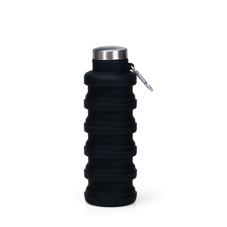 GARRAFA RETRÁTIL SILICONE 500ML com sua marca